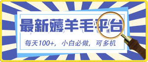 2024最新薅羊毛项目 广告撸金0门槛提现 小白首选一天100+-项目拓荒者