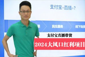 支付宝无人直播带货，2024风口红利平台扶持项目，流量大收益稳-项目拓荒者