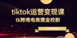 tiktok运营变现课,运营,实操,剪辑,变现完整教程-项目拓荒者